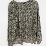 Faherty Fairfield Border Naomi Blouse Top Button Front Size Medium Photo 8