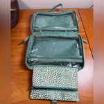 Tender Love + Carry Toiletry Weekender Bag with Hanger Blue White Polka Dots Photo 5