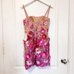 HELSI 3D Floral Embroidered Mini Dress NWT Size XS Pink Photo 4