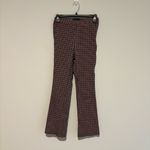 Urban Outfitters Plaid Stretch Crop Kick Flare Pants red black Sz 0 Photo 1