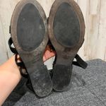 Eileen Fisher Eva Black Leather Strappy Sandals Photo 85