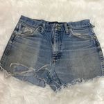 Wrangler Vintage style  cut off denim shorts medium wash Photo 0