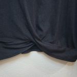 Zella Women’s Black Long Sleeve Twist Knot Top Size M Photo 1