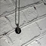 Purple Iridescent Galaxy Pendant Silver Tone Necklace Photo 6