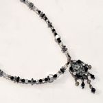 Victorian enamel style necklace Silver Photo 1