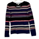 Diane Von Furstenberg  Women’s Crew Neck Striped Sweater Small Photo 0