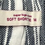 SO NEW , Paperbag Soft Shortie, Super High Rise, Stripes, Size Medium Photo 5