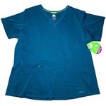 Healing Hands NEW HH Works By  Mariah Scrub Too Caribbean Color Size 2X Photo 0