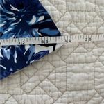 CHAPS Fit & Flare A Line Blue Floral Dress Size 8 Photo 9