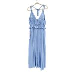 Dress the Population  Athena Braided Halter Gown Periwinkle Size XL NWT Photo 3