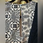 Elizabeth and James  silk cap sleeve top Asian patchwork print XS Japanese floral Photo 4