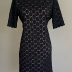 Tiana B. Beige and Black Dress Size 12 Tan Photo 0