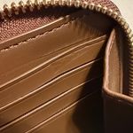 Coach Coated Canvas Leather Tan Legacy Zip-Around Wallet/Clutch Photo 9