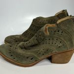 Sofft Westwood ll green suede ankle boots women’s size 10 boho Business Casual Photo 3