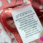 Spiritual Gangster Red Floral Romper with Tassels Size Small Photo 13