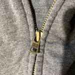 J.Crew Sweatshirt Hoodie Hoody Dark Heather Gray Full Zip Size Small Photo 5
