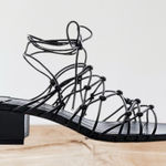 Tony Bianco Women’s vintage Mocca Heel in Black Capretto  Size 7 Leather Rare Photo 0