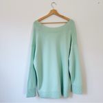 Vince  Plus 3X Women’s Sweater Fluorite Green Wool Cashmere V Neck Pullover $465 Photo 9