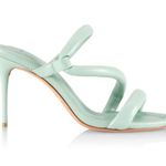 Alexander Birman Aysha Padded Leather Sandals Pistachio Womens Size 38 Photo 2