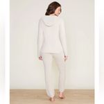 Barefoot Dreams California Dreams in this Women's light Cream Hooded Sweater amazing softness Photo 3