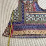 Johnny Was  Franco Boho Swing Tank Top Multi Color Printed Sz L Large NWT $110 Photo 2