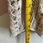 American Eagle  Cream Crochet Top, Boho Chic Festival Indie Vacation Summer Small Photo 5