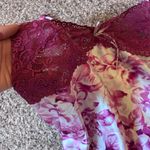Morgan Taylor Floral Purple Slip Dress Photo 2