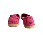 UGG  Australia Cicily 1006664 Pink Suede Womens Fleece Heel Espadrille Shoe 8M Photo 2
