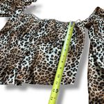 Fantastic Fawn NWOT Animal Print Off-the-Shoulder Floral Top – Size Medium Photo 8