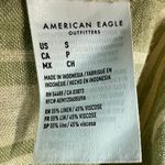 American Eagle  Linen Blend Oversized Womens Shirt Small Bohemian Beach Lagenlook Photo 9