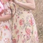 Billabong long yellow floral dress Photo 0