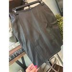 retrofete Adrienne Leather Zip Front Mini Skirt Black Womens Size XS Photo 8