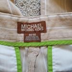 Michael Kors / 30/30 /Beige Pin Stripe Pants Photo 2