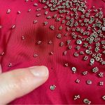 Torrid OLD TAG Plus Size Raspberry Red Beaded Sequin Satin Kimono Sleeve Blouse Photo 13