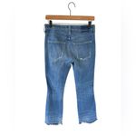 AMO Jane Cropped Flare Jean in Old School Blue Size 27 Photo 6