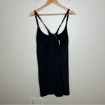 Halara NWT Everyday SoftlyZero™ Plush Backless 2-in-1 Flare Workout Dress black Photo 5