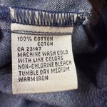 Talbots  Denim Vest Top Womens Small Blue Red‎ Fringe Sleeveless Jean Shirt Photo 6