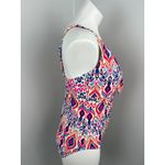 Boden Geometric Tie Front Patterned One Piece Swimsuit 12 Photo 2