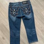Miss Me  Irene Capri Jeans Distressed Destroyed Flap Pocket sz 27 Photo 0