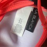 La Blanca Island Goddess Bandeau Tankini Top Swim Hot Coral Pink NWT Size 4 Photo 4