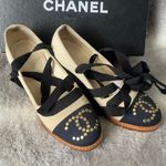 Chanel Lace Up Wedge Photo 0