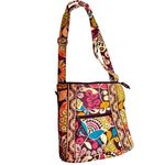 Vera Bradley  Set Y2K crossbody bag and Wristlet in the "Plum Crazy" pattern Photo 4
