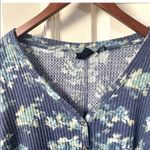Urban Outfitters Out from under UO blue floral button up long sleeve cardigan top Photo 10