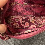 Vera Bradley  Medium Paisley Shoulder bag red pink 2009 Raspberry Quilted Photo 2