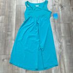 Columbia NWT  Omi-Shade Sun Protection Zephyr Aqua Heights Dress Sz M Photo 3