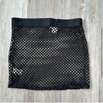 iHeartRaves  Black Fishnet Mini Skirt Photo 4
