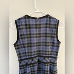 Brooks Brothers  Plaid Dress Sleeveless Dress Blue White Black Multi Color Size 4 Photo 7