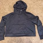 Lululemon Scuba Oversized Half-Zip Hoodie XL XXL Black & Silver Spark Photo 2