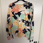 Hang Ten Women's Vibrant Floral Long Sleeve Tee - Multicolor XL Photo 3