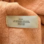 Look By M Apricot V Neck Merino Blend Short Sleeve Knit Poncho Cozy Layering O/S Orange Size undefined Photo 3